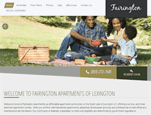 Tablet Screenshot of fairingtonlexington.com